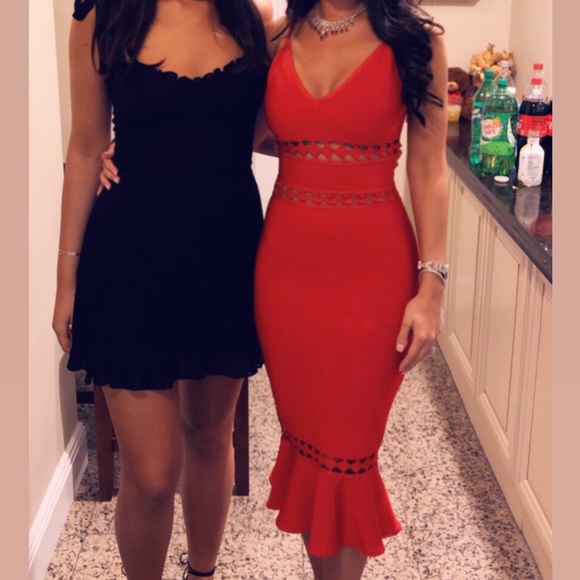 Bodycon red dress - Picture 2 of 5